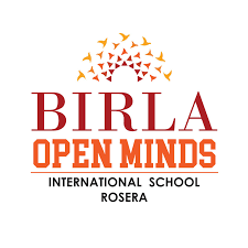 Birla Open Minds International School, Rosera Logo